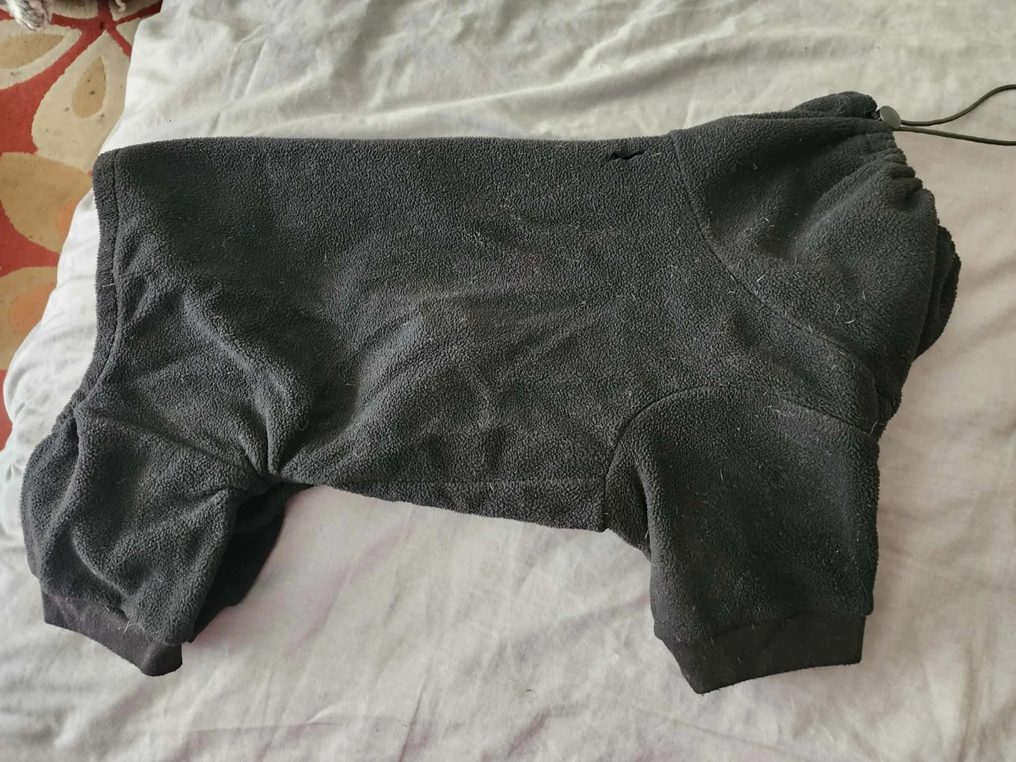 Bailey & Bella Black Dog Fleece Jumpsuit L/G