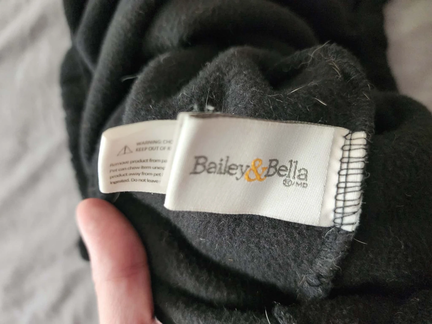 Bailey & Bella Black Dog Fleece Jumpsuit L/G - photo 3