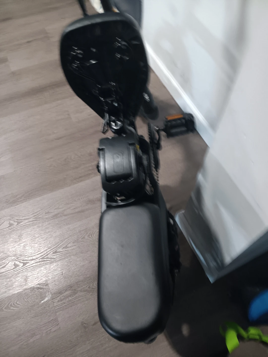 Black Foldable Electric Scooter with Seat - photo 2