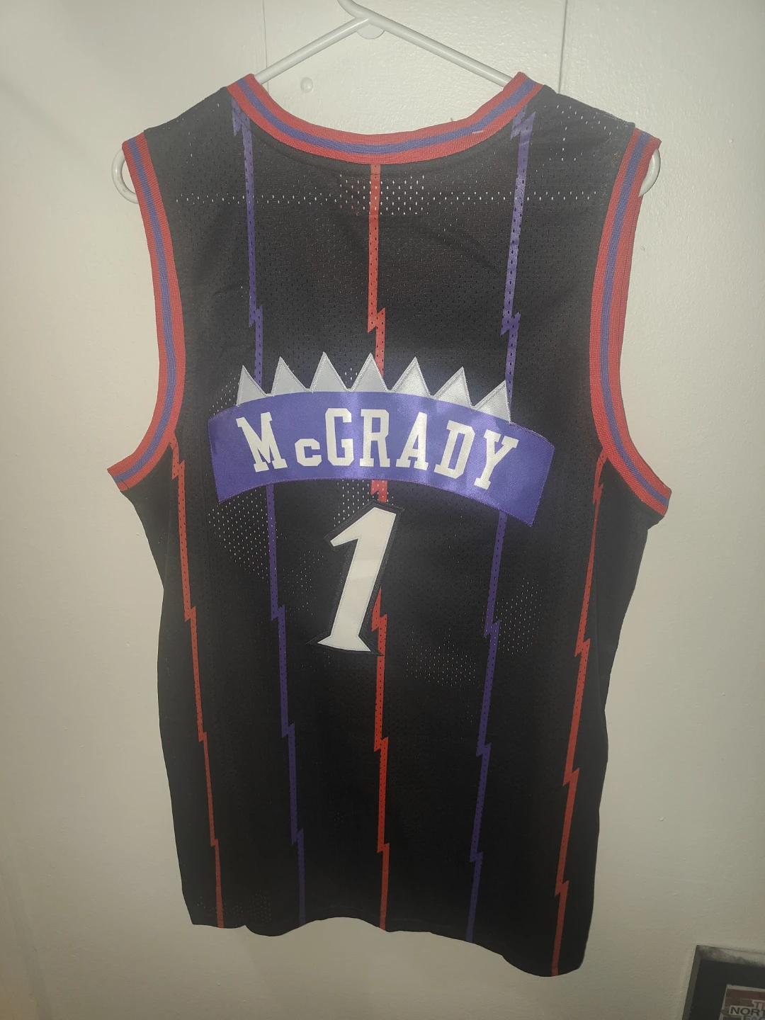 M,L,XL AVAILABLE Toronto Raptors Tracy McGrady #1 Jersey - photo 3