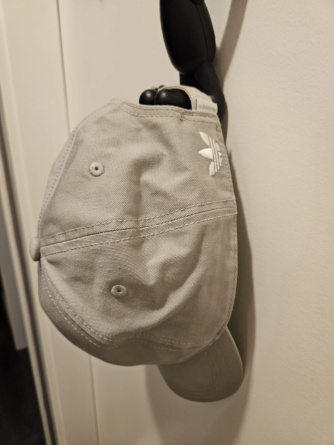 Adidas Light Grey Trefoil strap back hat - photo 4