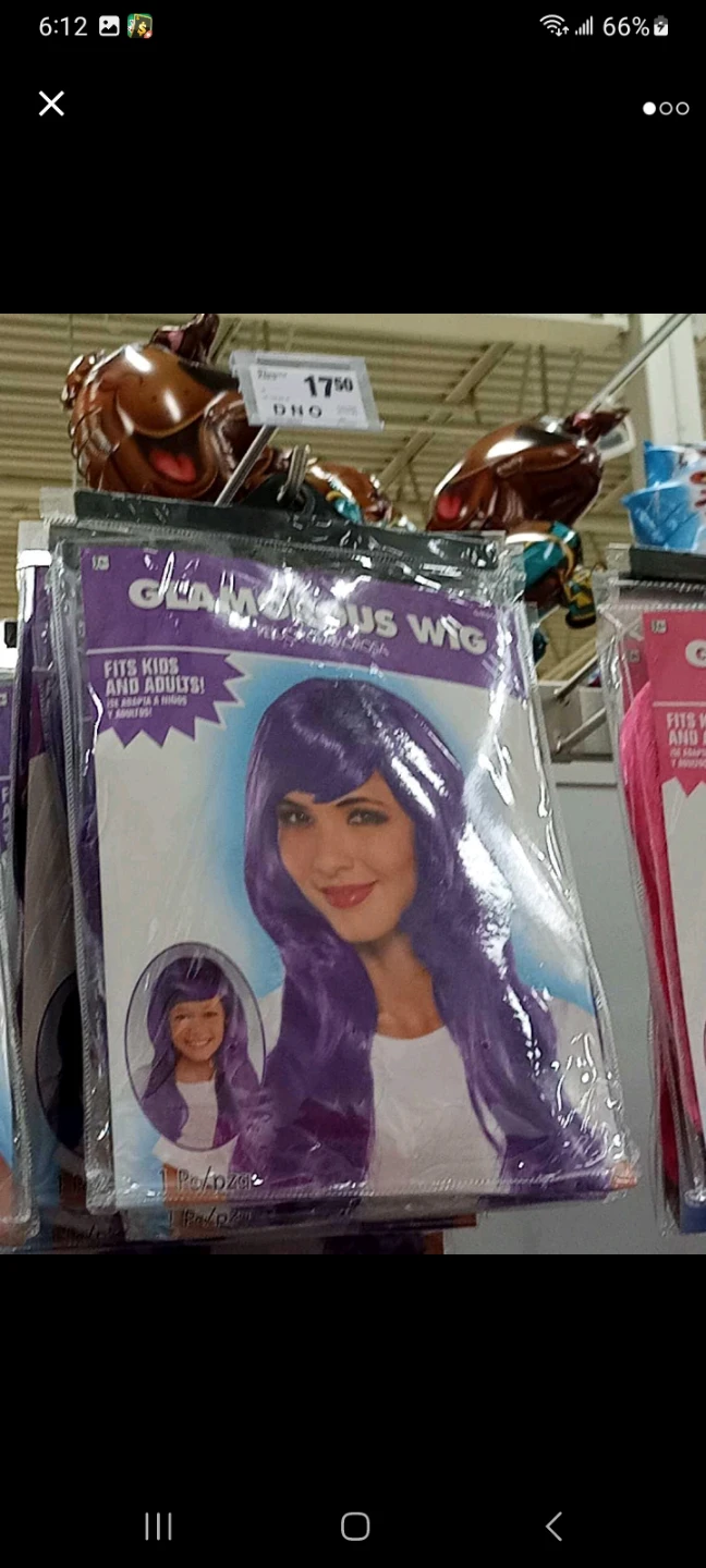 Glamorous Wig Purple