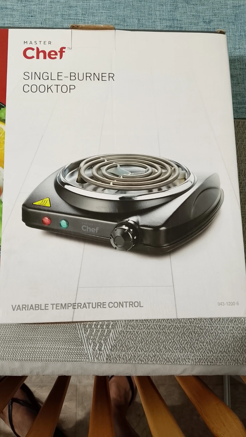 Master Chef Single-Burner Cooktop