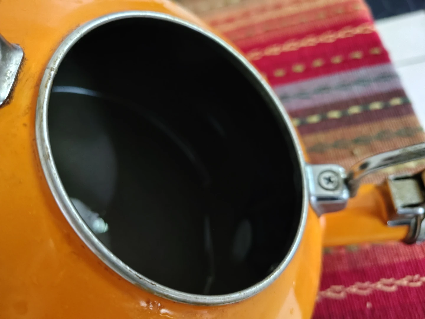 Orange Stove Top Kettle - photo 3