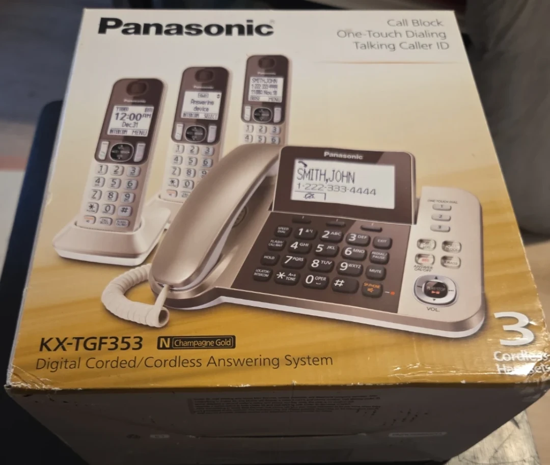 Panasonic KX-TGF353 Corded/Cordless Answering System - photo 2