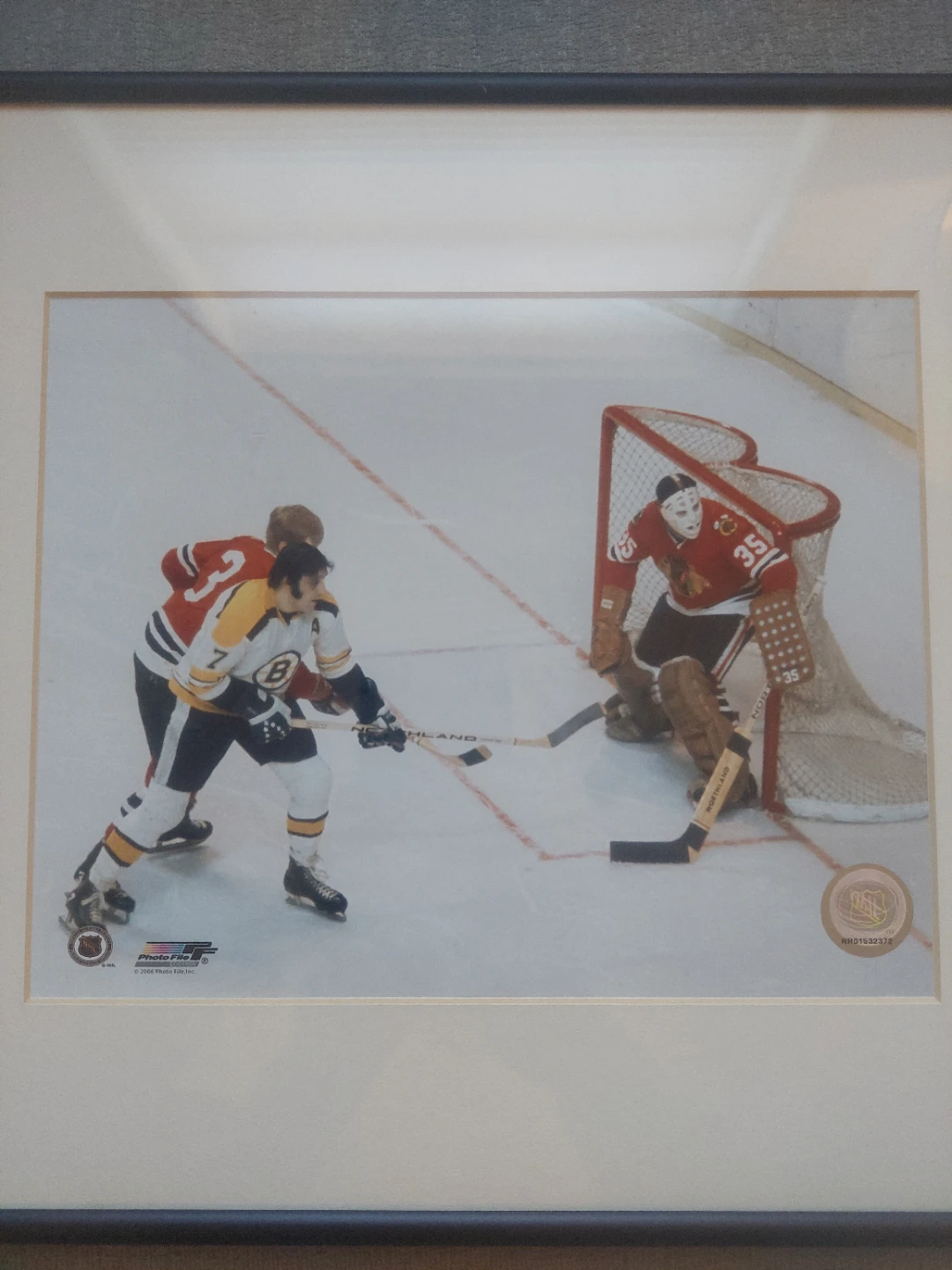 Framed Chicago Blackhawks Hockey Print - photo 2