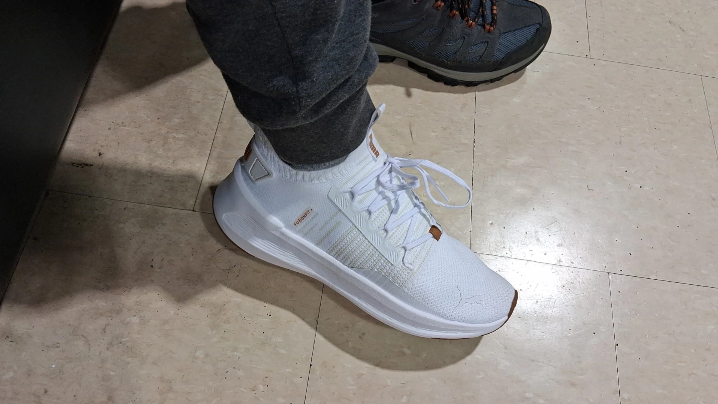 White Puma Running Shoes - photo 3