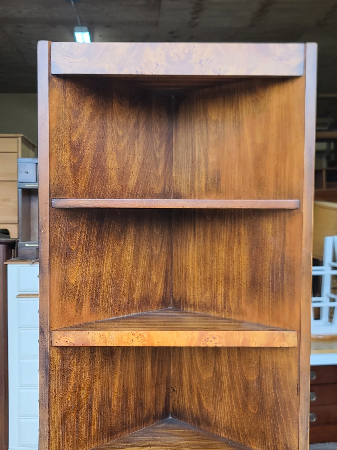 Solid Wood Corner Bookcase / Display Shelf - photo 3
