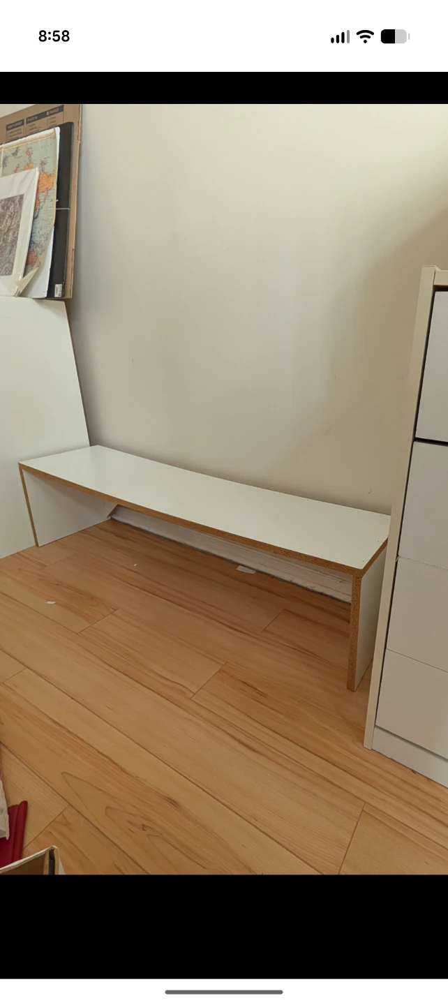 White Storage Shelf