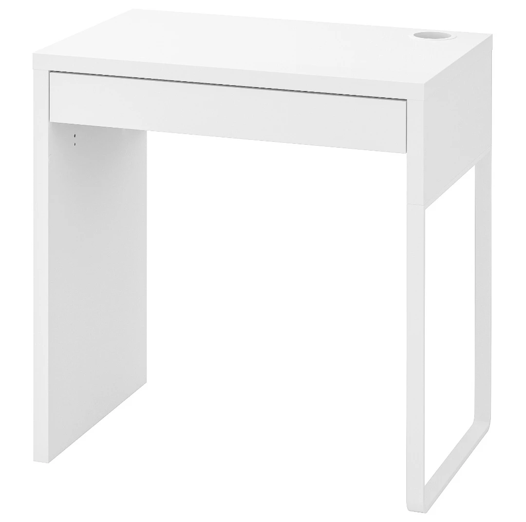 IKEA "MICKE" Work Desk with Drawer - White - photo 3