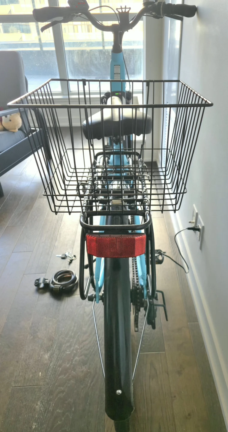 Hyper E-Ride City Electric Assist Bike - Blue With Basket - photo 3