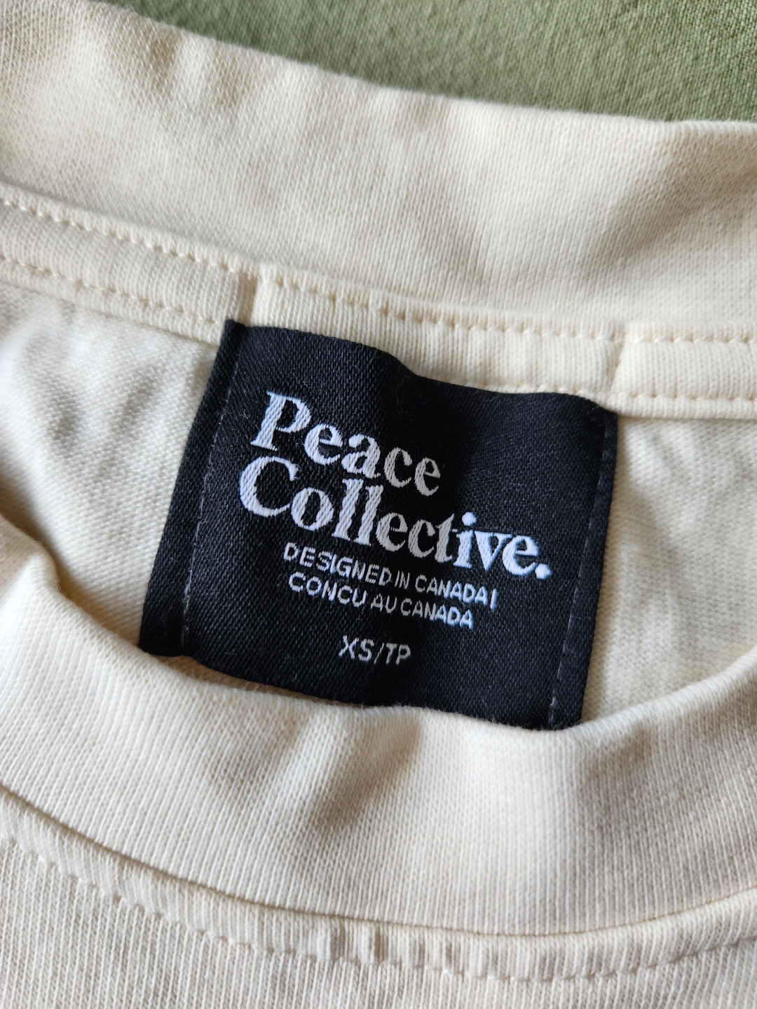 Peace Collective T-Shirt - Cream - XS/TP - photo 3