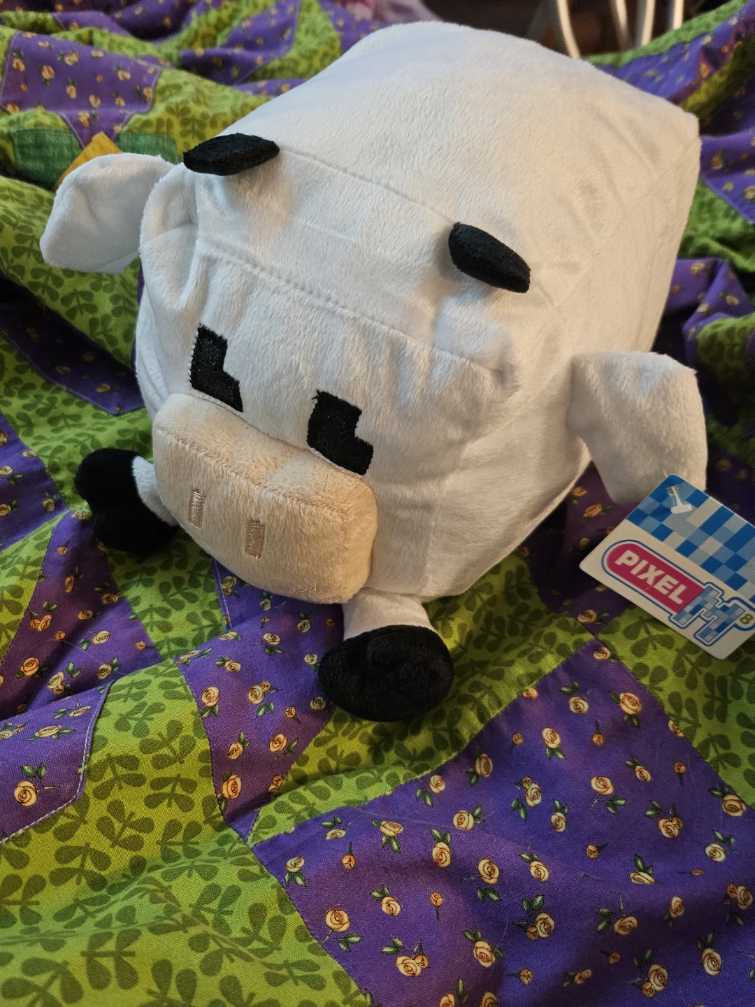 Pixel Pals Mooshroom Plush Toy