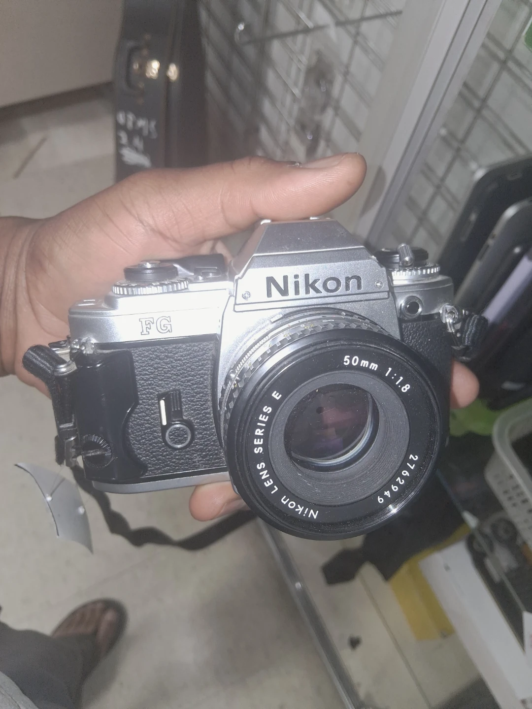 Nikon FG Film Camera with 50mm 1:1.8 Lens