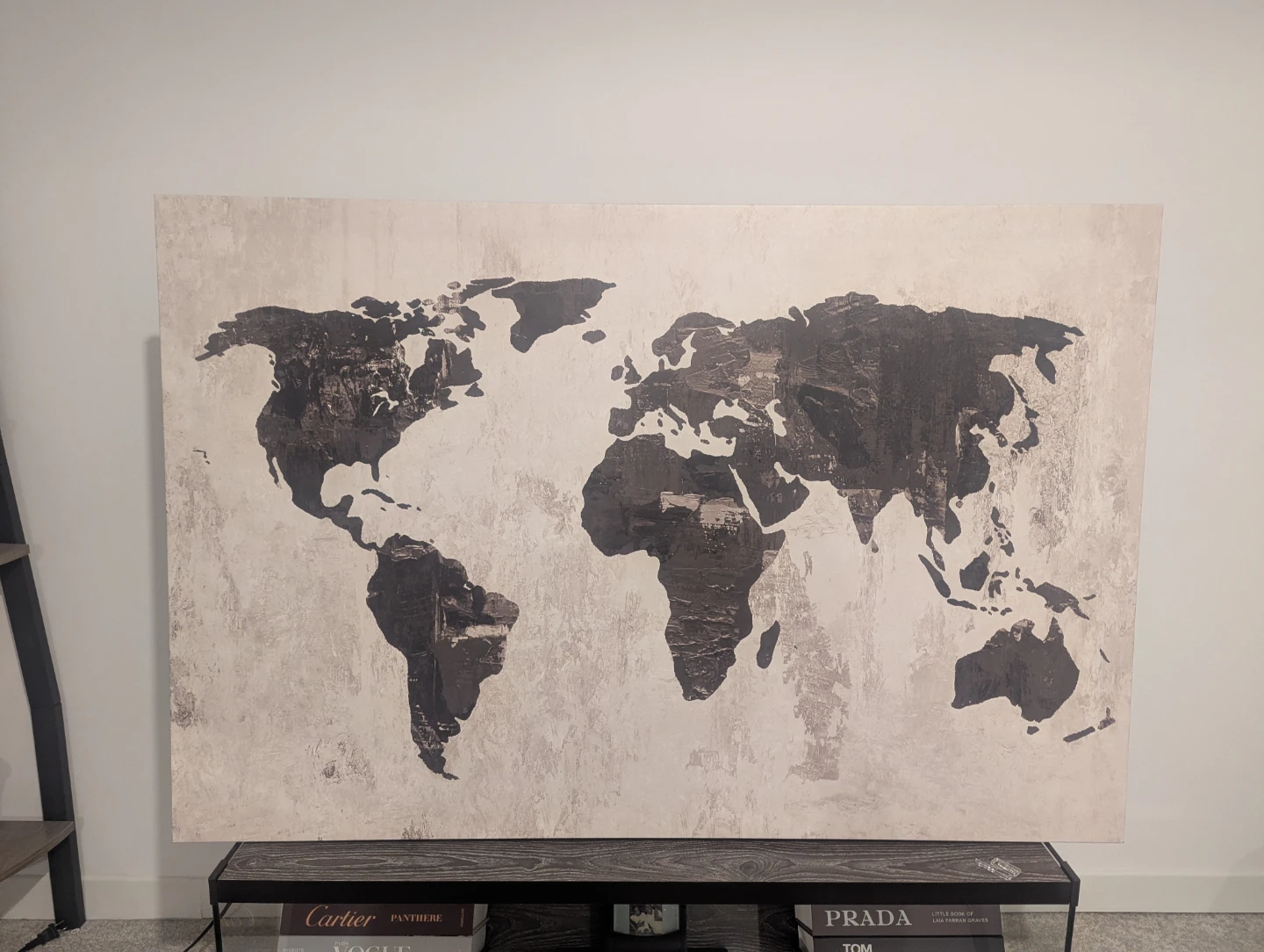 Large World Map Canvas Wall Art