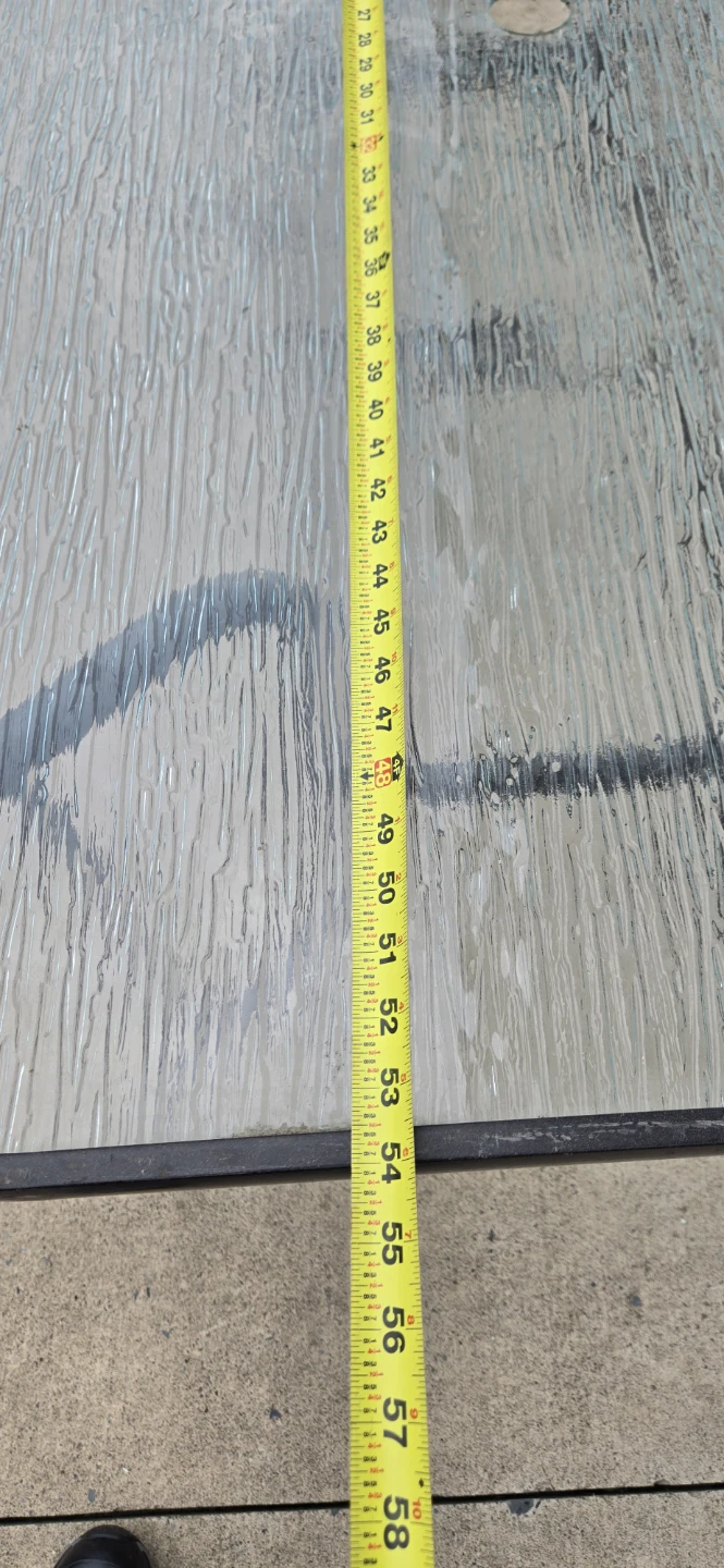 Glass Top Patio Table - photo 3