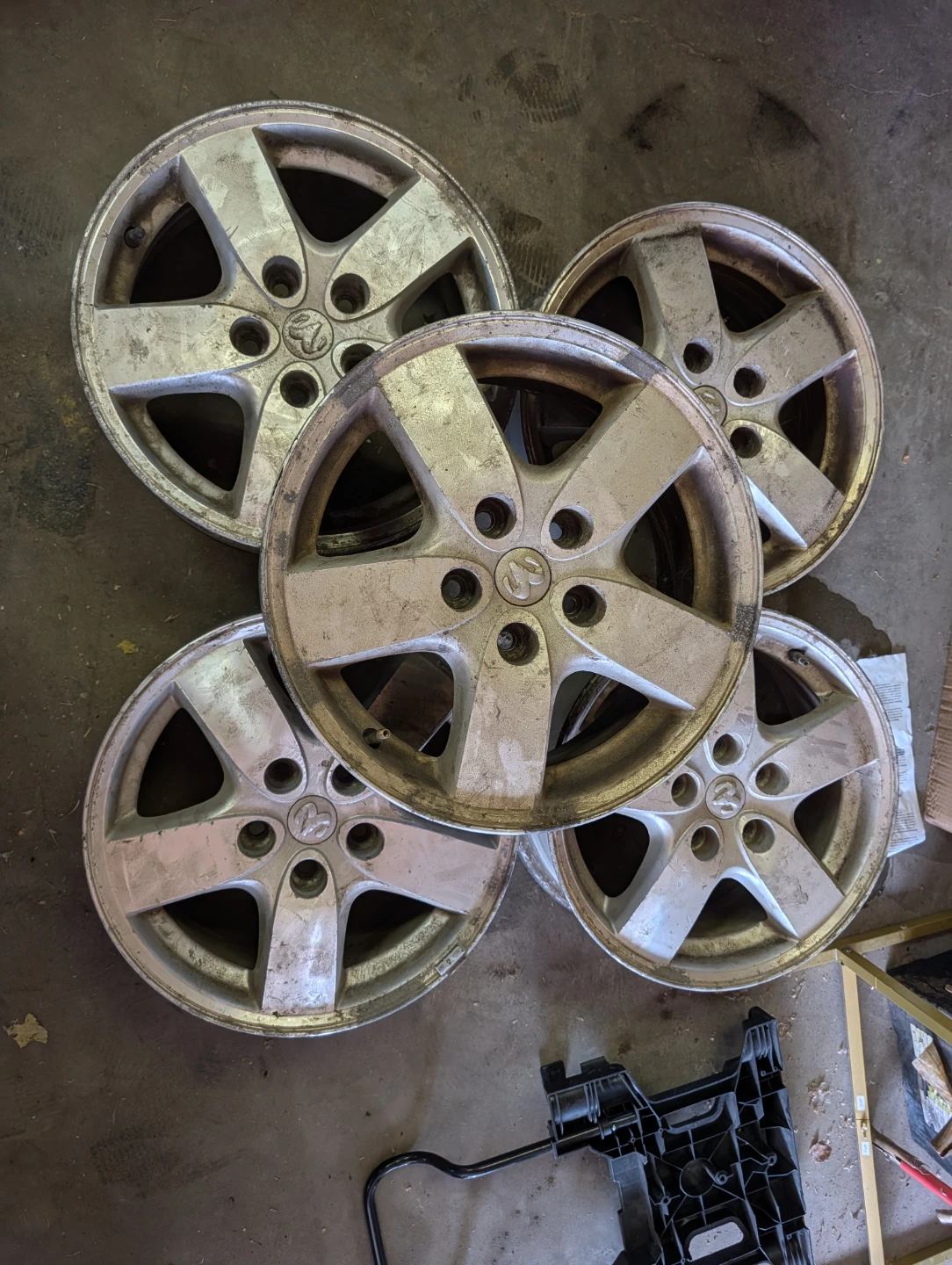 Set of 4 Dodge Ram Alloy Wheels
