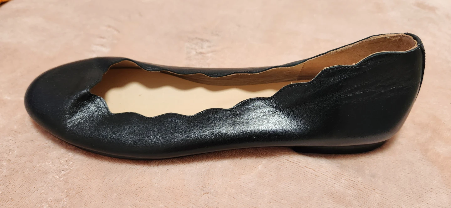 French Sole FS/NY Jigsaw Flats in Black Leather - photo 2