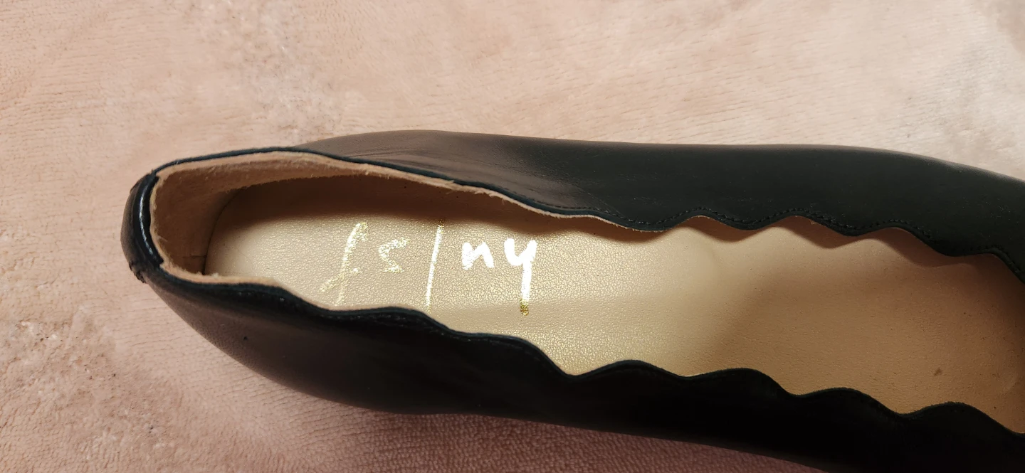 French Sole FS/NY Jigsaw Flats in Black Leather - photo 3