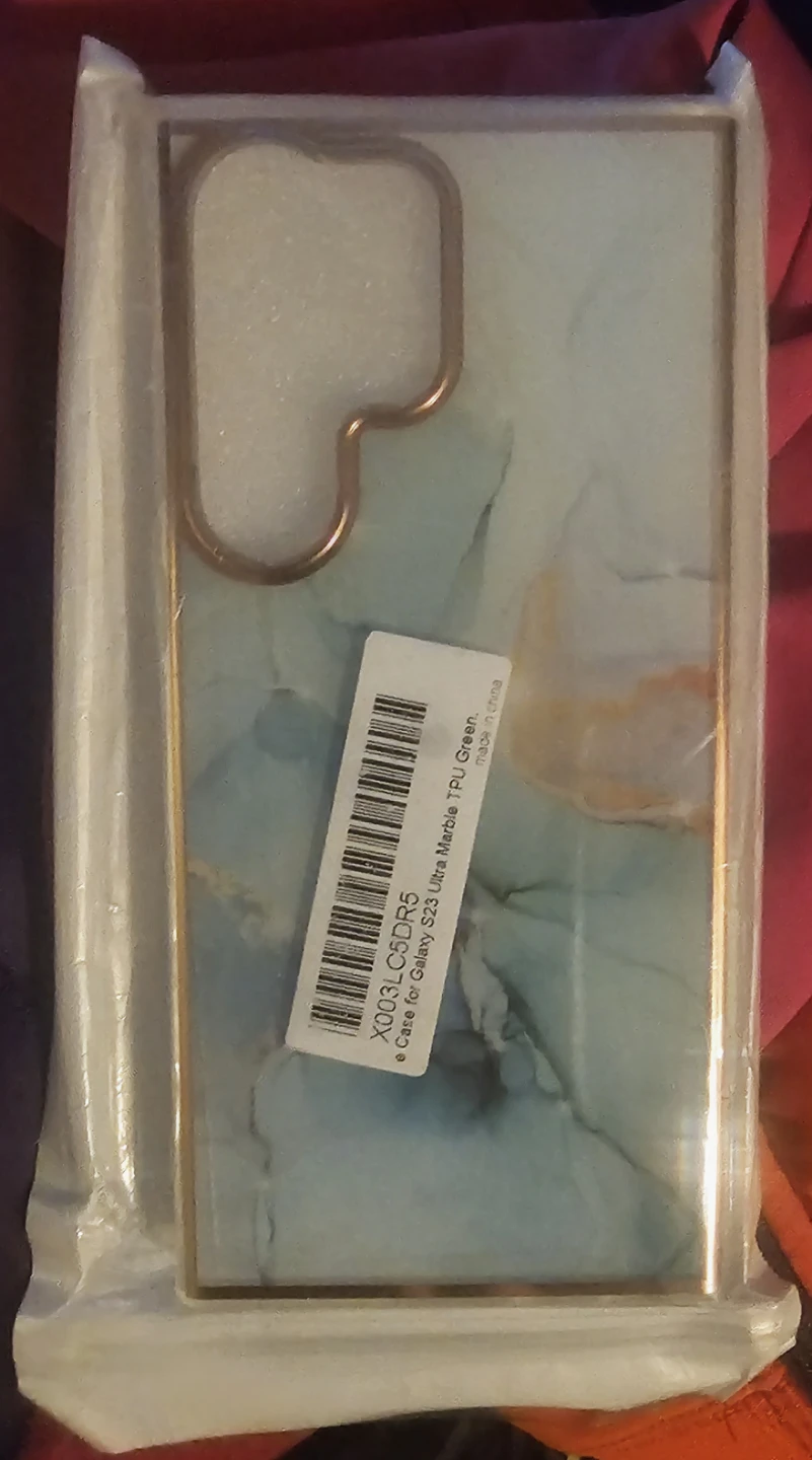 Marble TPU Phone Case for Samsung Galaxy S23 Ultra.