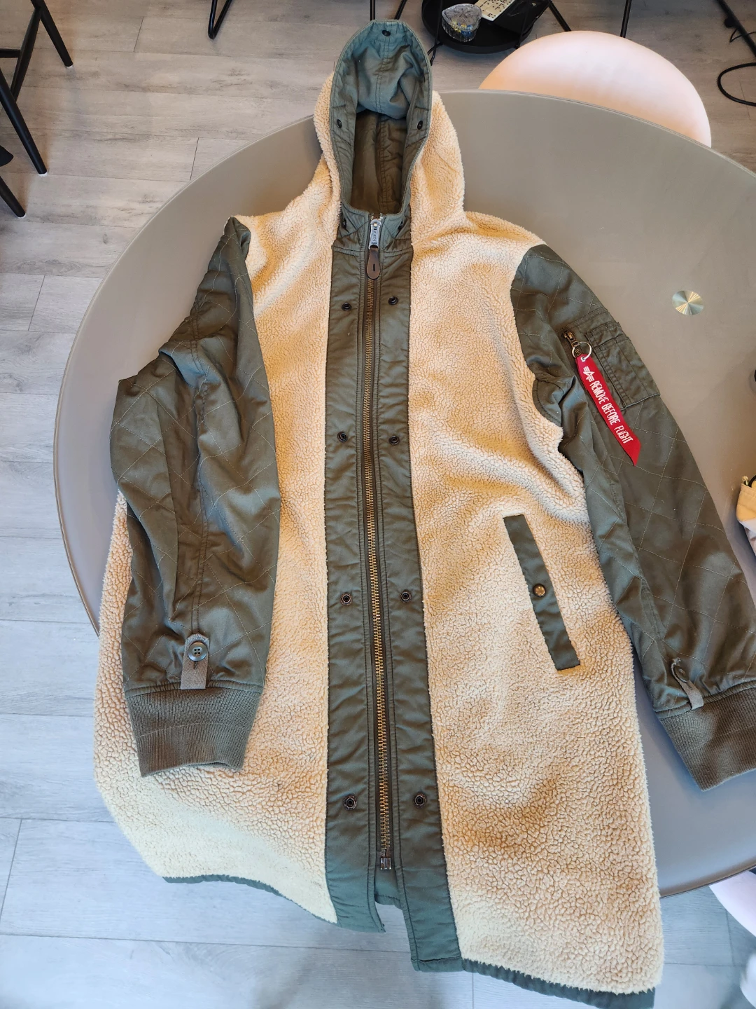 ​Alpha Industries Reversible Sherpa Fishtail Parka (Size 2XL) - photo 2
