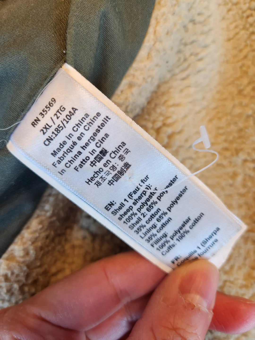 ​Alpha Industries Reversible Sherpa Fishtail Parka (Size 2XL) - photo 4