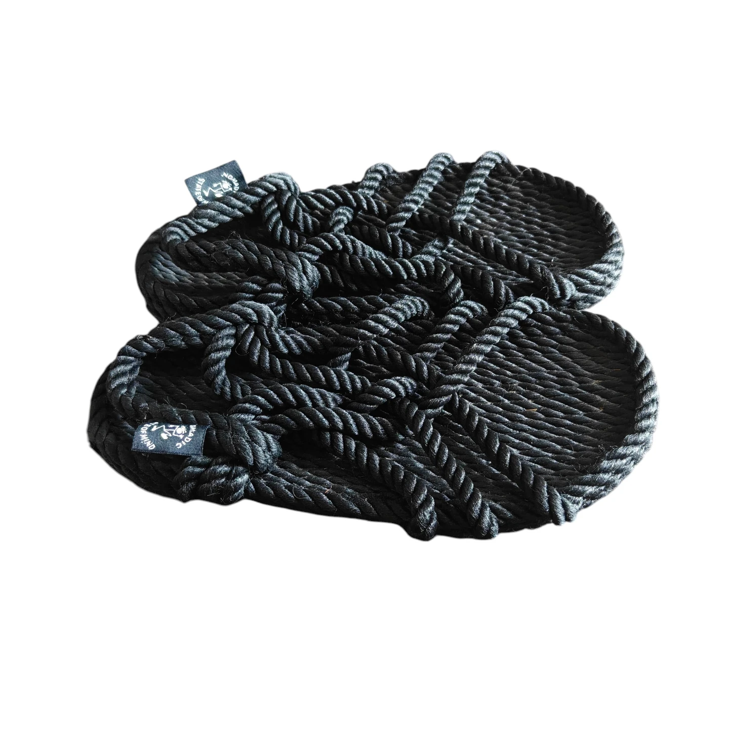 Nomadic State of Mind Black Rope Sandals Women's Size 5 Boho - photo 5