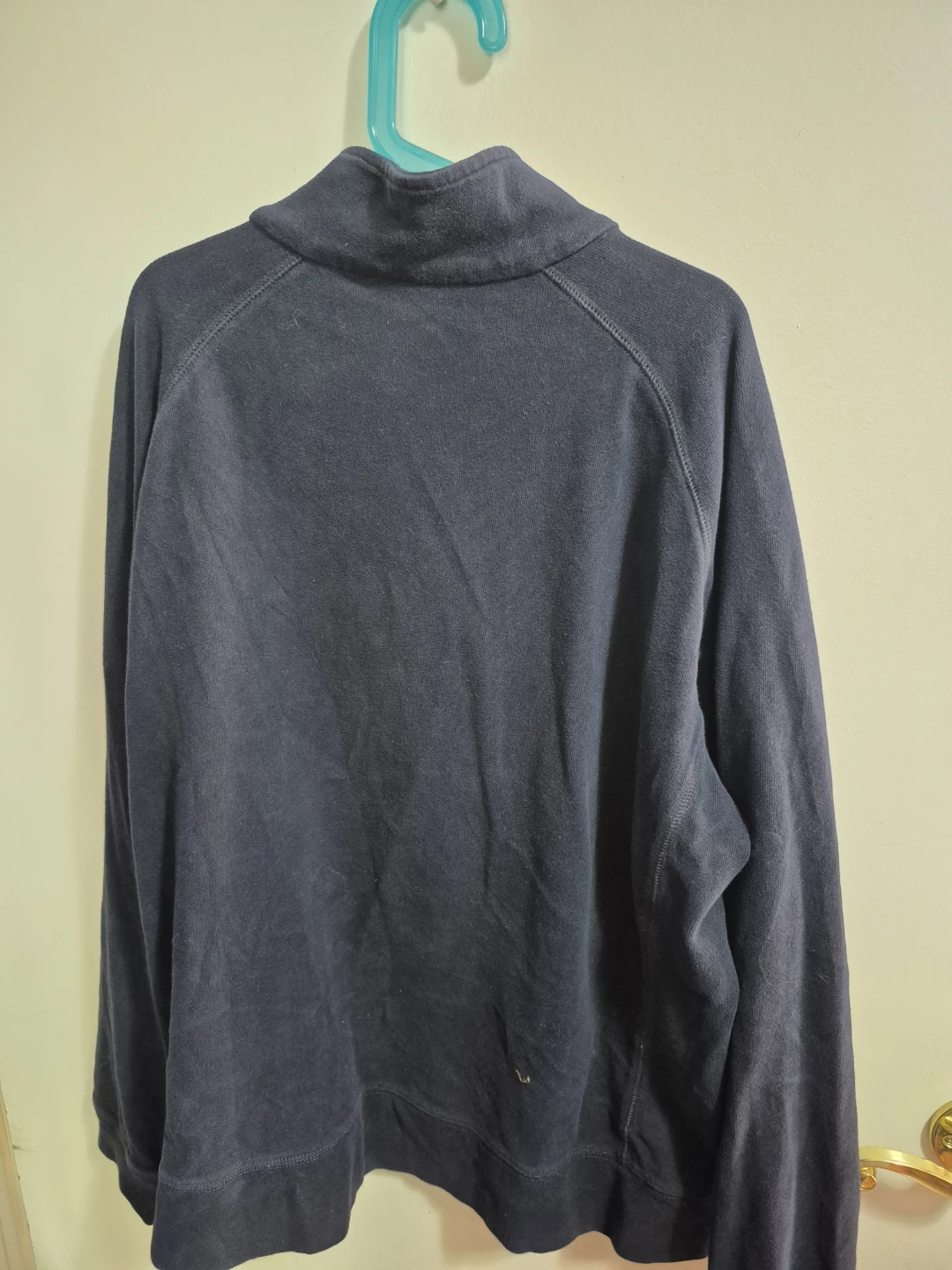 John Ashford 1/4 Zip Pullover Sweater Navy Blue Size M - photo 4