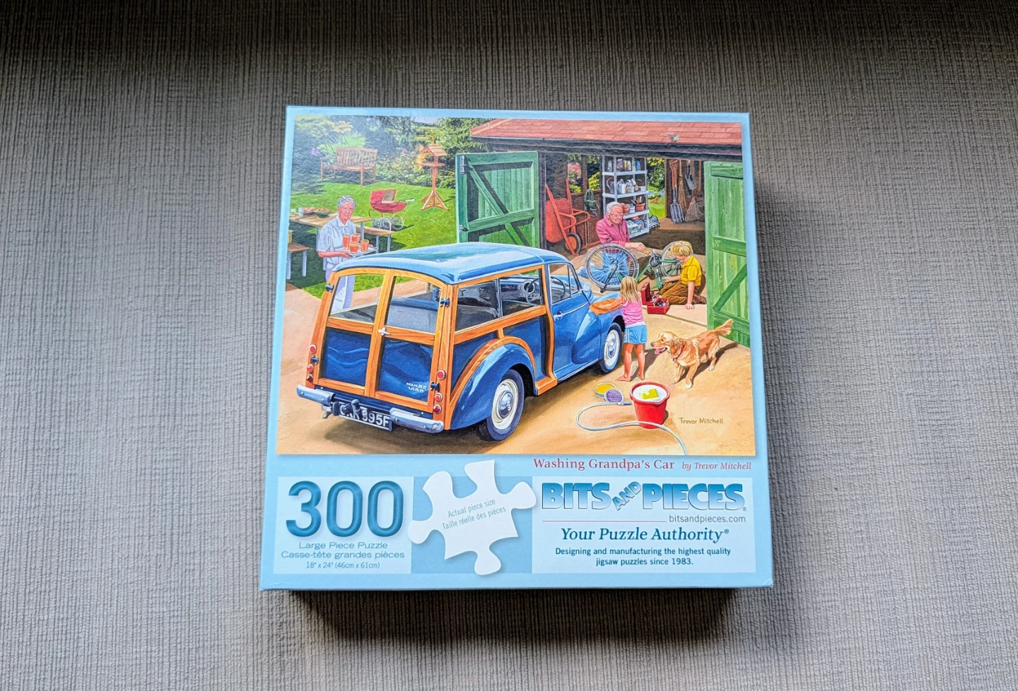 Bits and Pieces Washing Grandpa's Car 300 Piece Jigsaw Puzzle