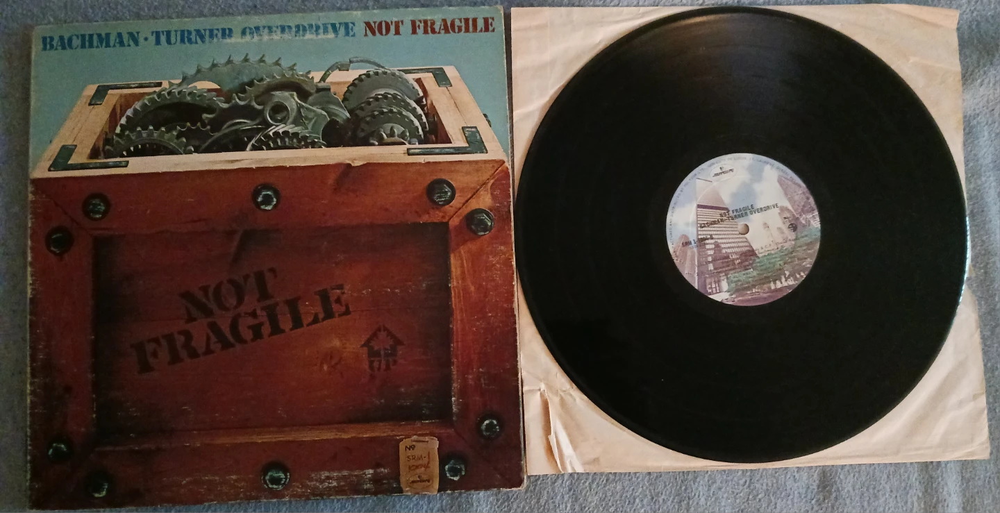 Bachman-Turner Overdrive Not Fragile Vinyl Record - photo 2
