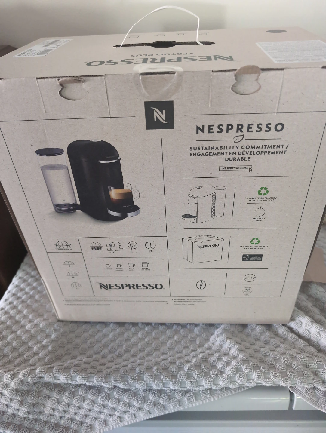 Brand new in box nespresso machine