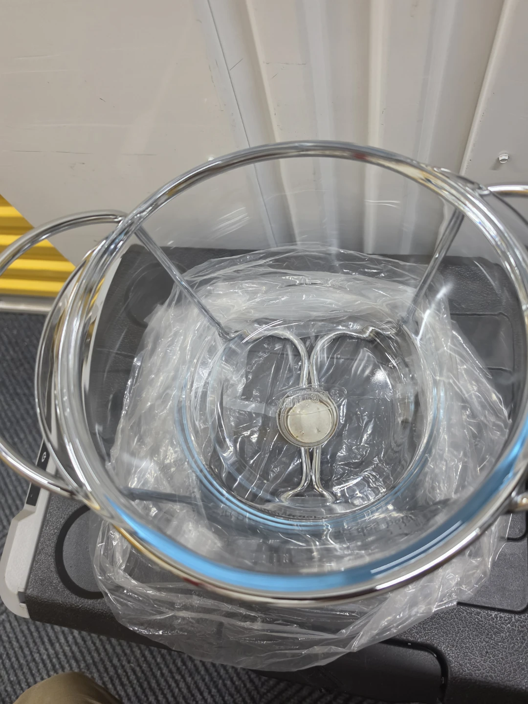 Round Food Warmer 4.0 Liter Glass Casserole with Ladle - photo 3