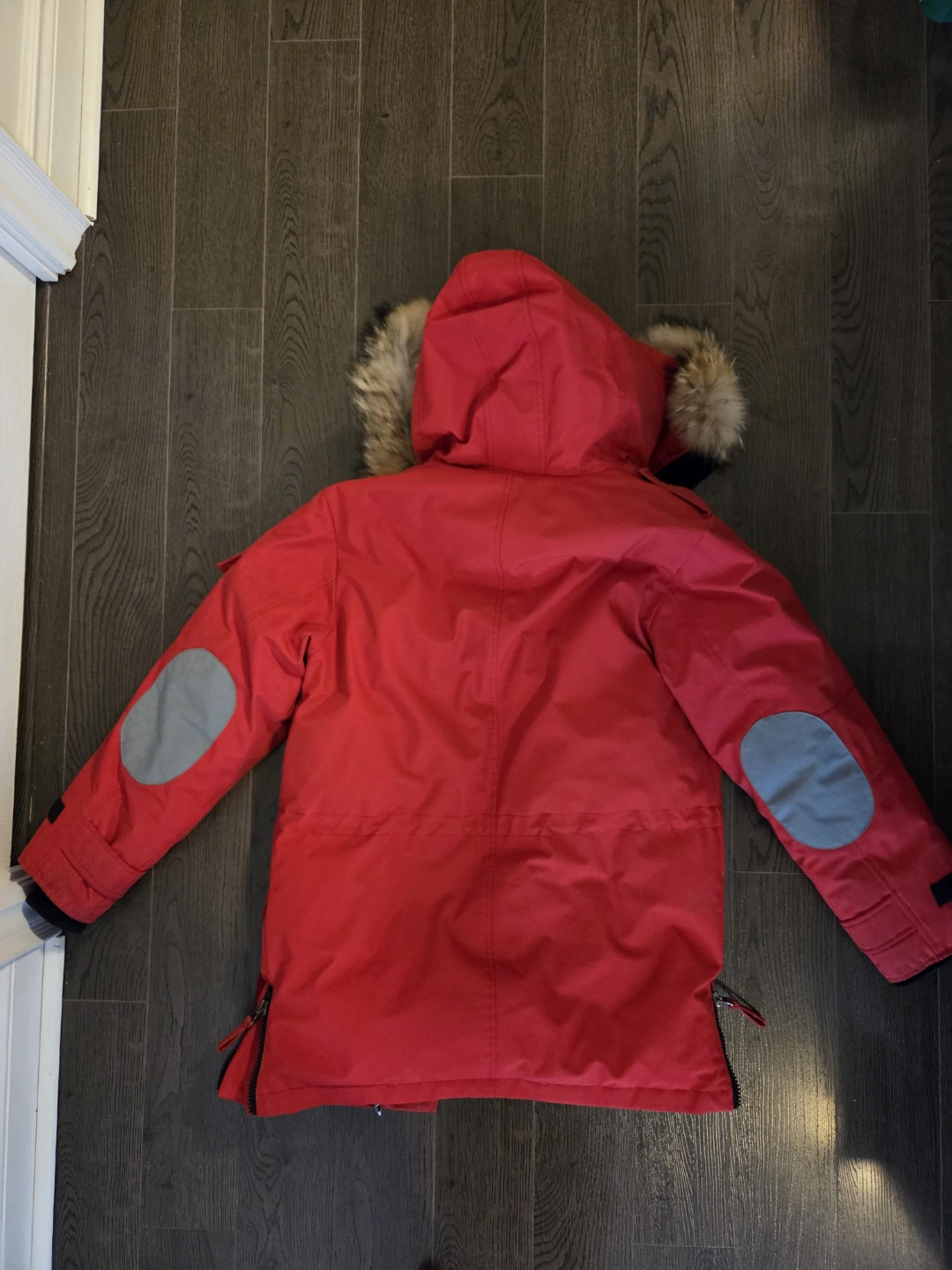 Men's Red Winter Parka (size small/medium) - photo 3