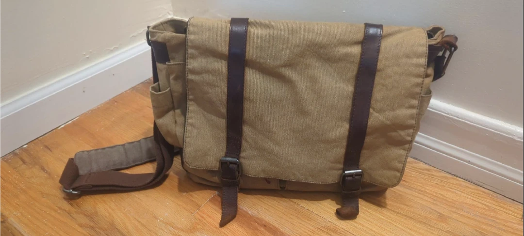 Canvas Messenger Bag