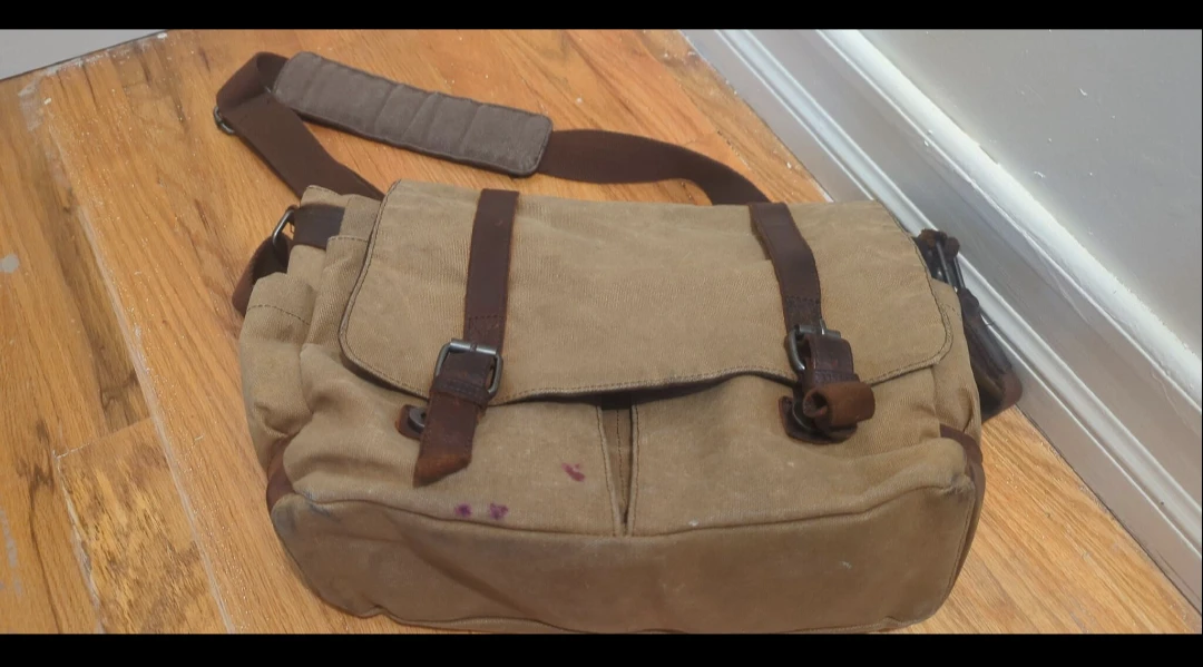Canvas Messenger Bag - photo 2
