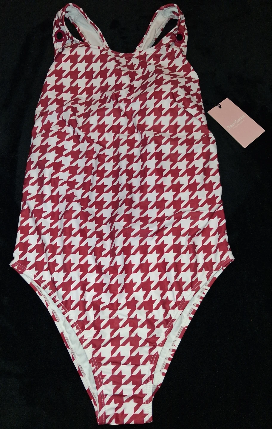 Juicy Couture Houndstooth One-Piece Swimsuit