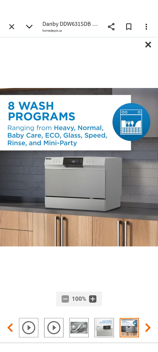Danby Countertop Dishwasher - photo 3