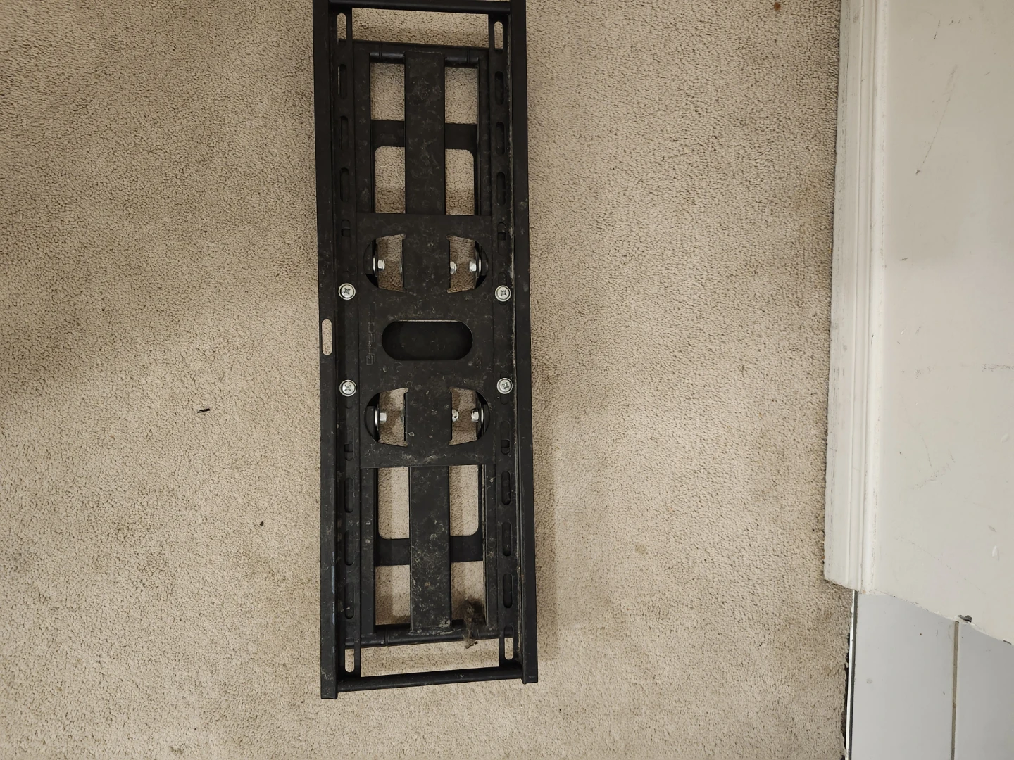 Black Metal TV Wall Mount Bracket - photo 2