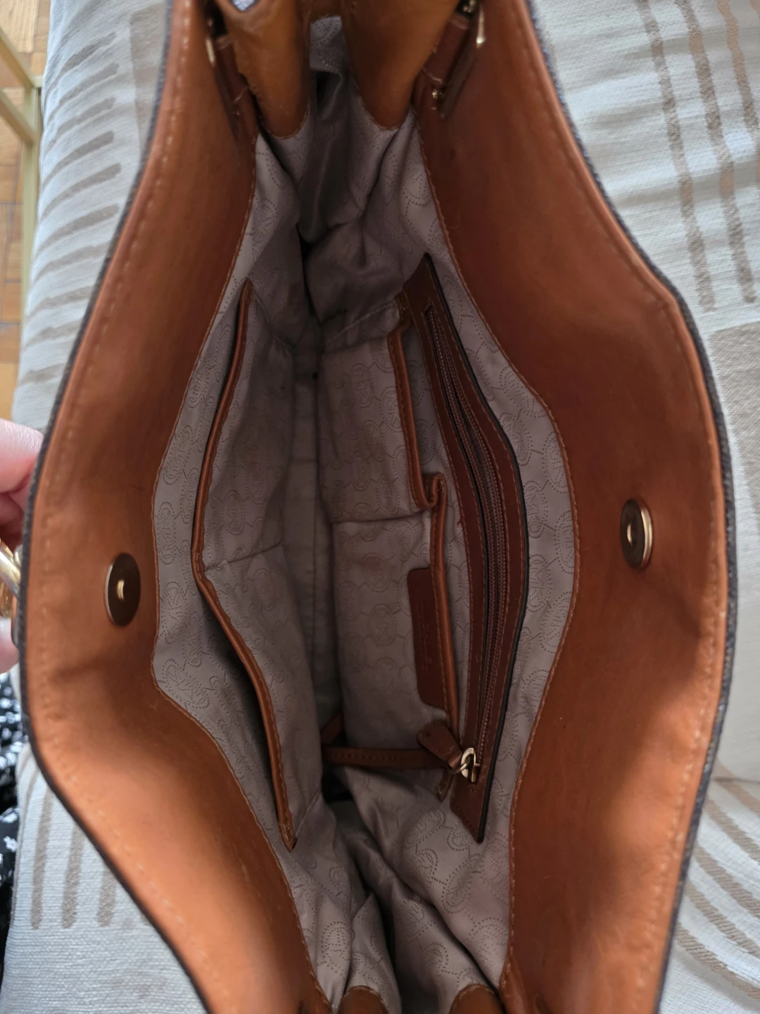 Michael Kors Brown Monogram Tote Bag - photo 4