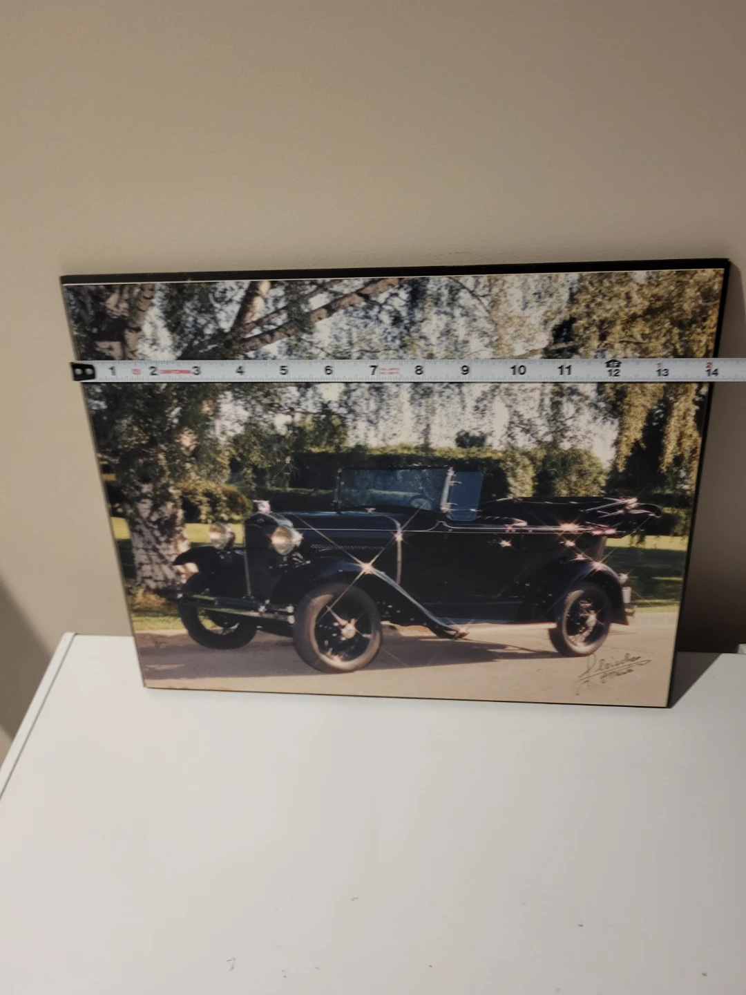 Model T Black Convertible Car Wall Art - photo 4