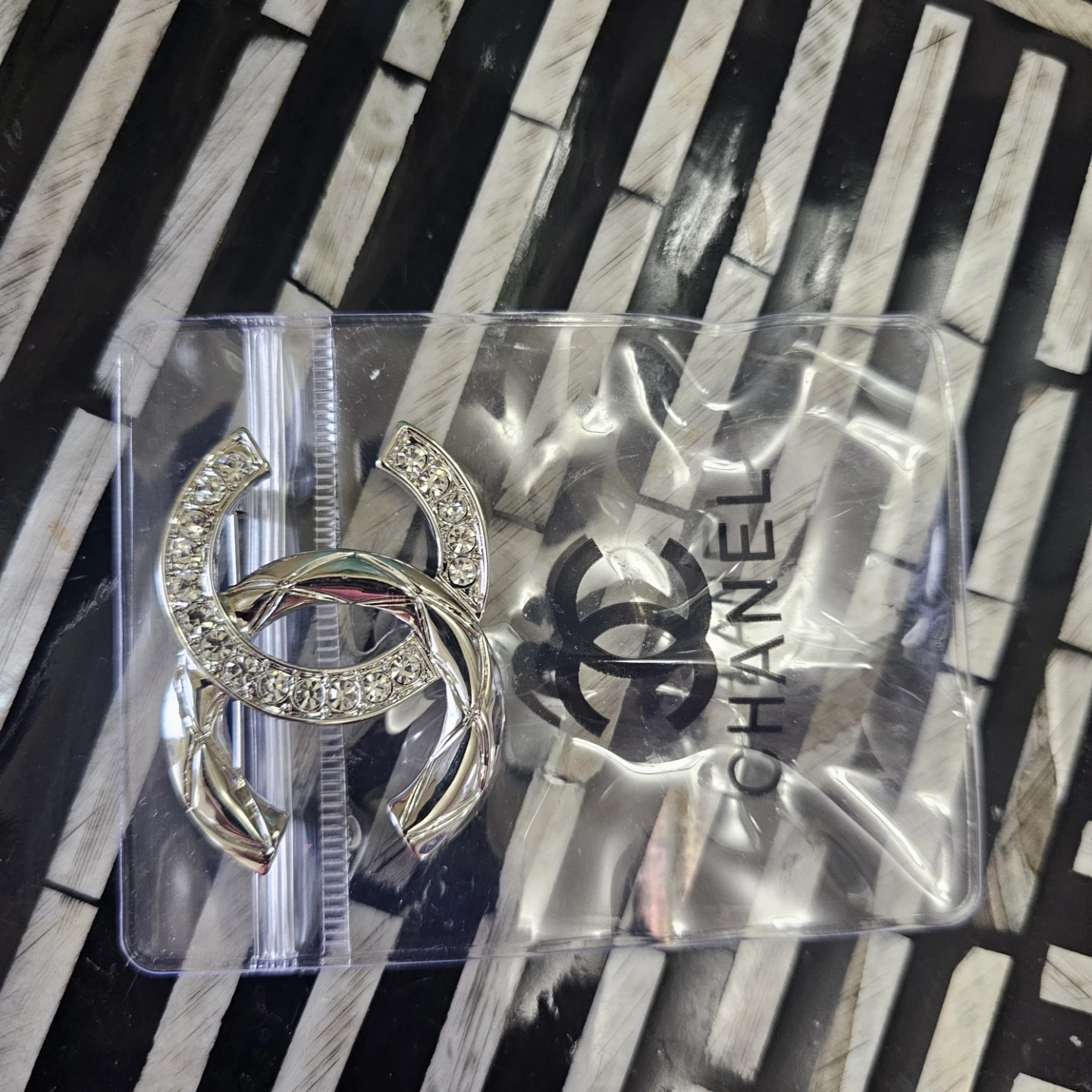 Chanel CC Brooch