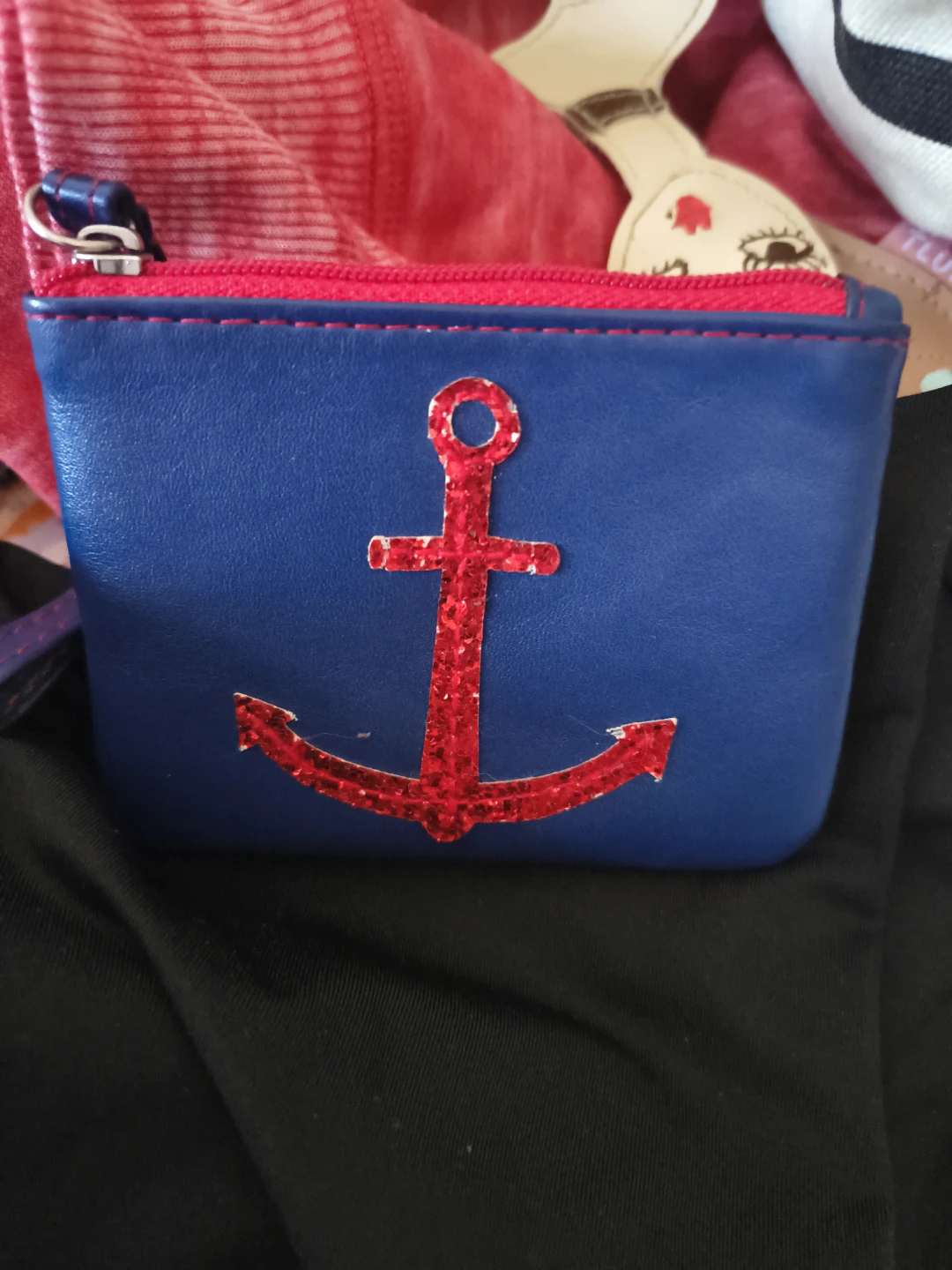 Blue Anchor & Ahoy Coin Purse - photo 2