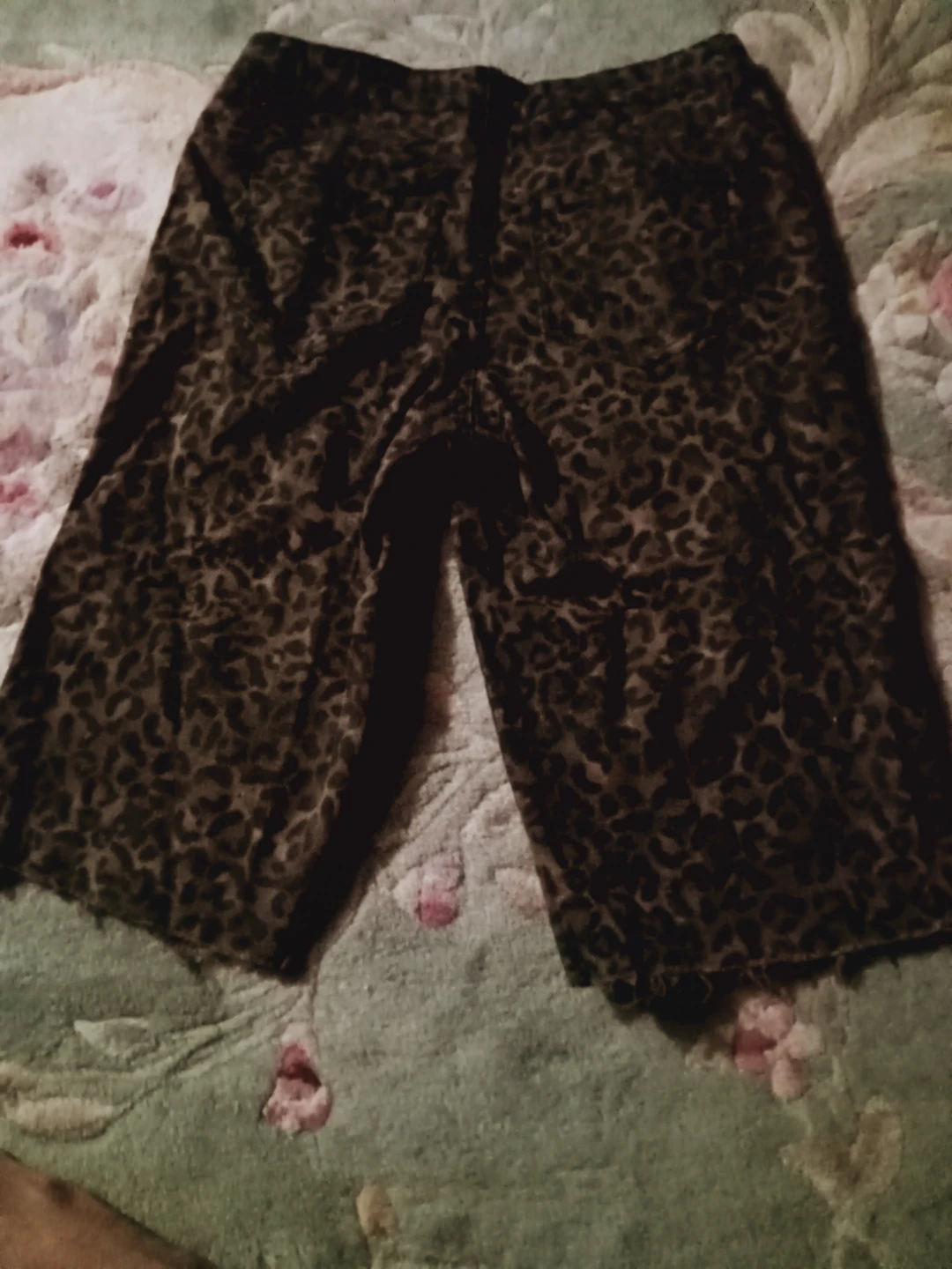 Brown Leapord print jorts - photo 3