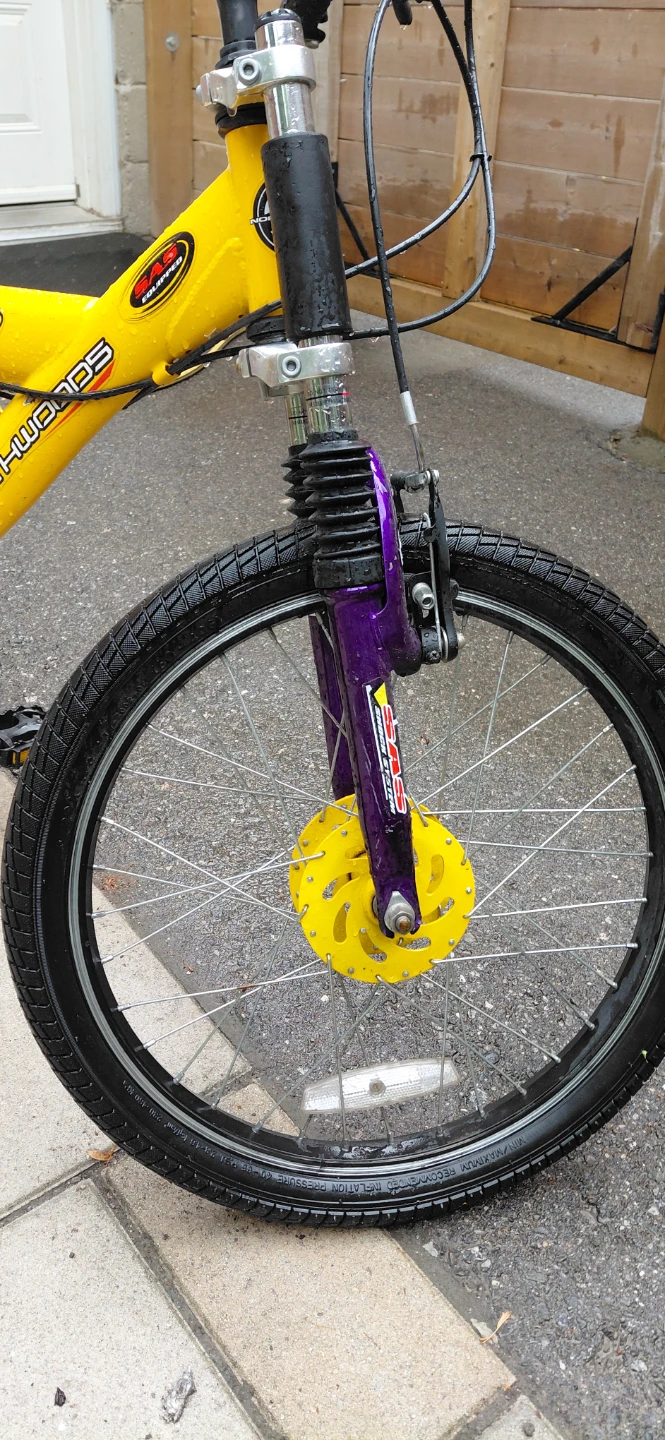 Yellow DH SUPER 20 Mountain Bike - photo 4