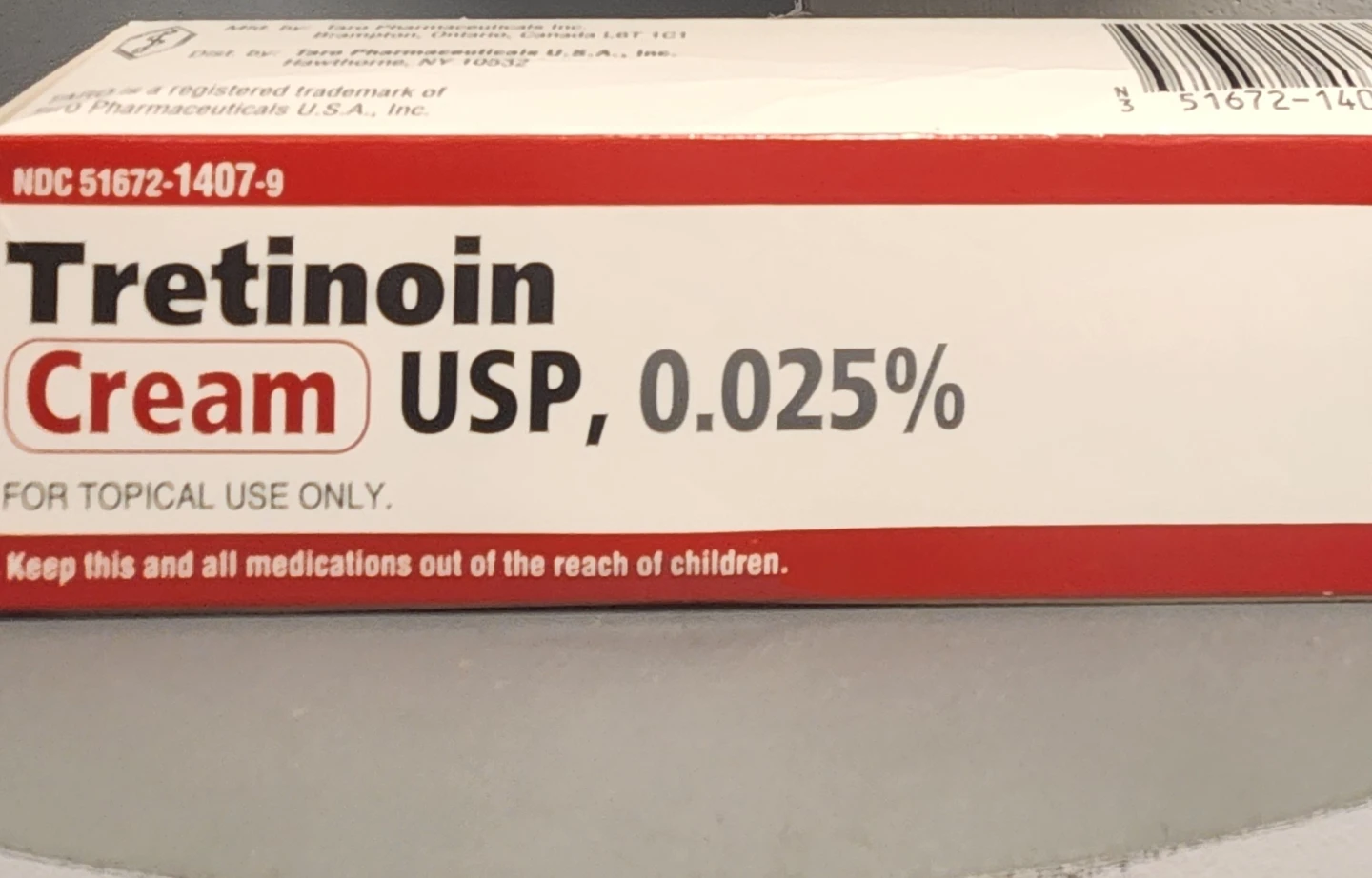 Tretinoin Cream USP 0.025% - 45g