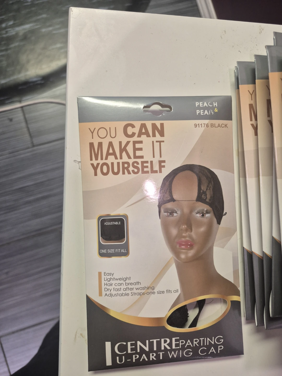 Centre Parting U-Part Wig Cap 15packs