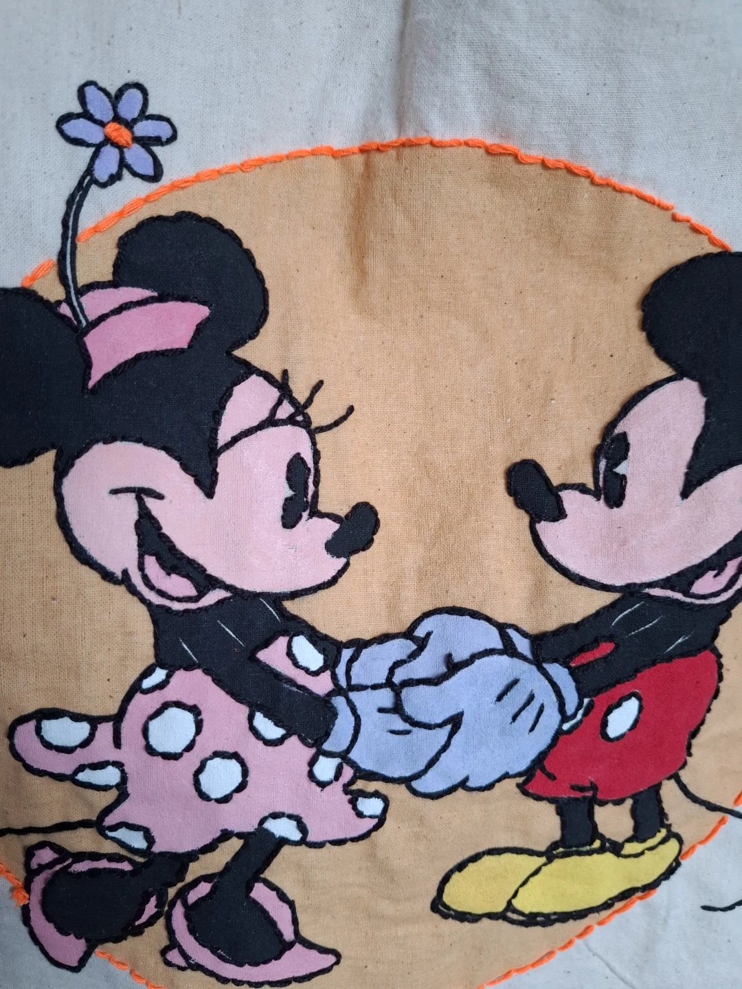 Disney Mickey and Minnie Mouse Canvas Tote Bag - photo 2