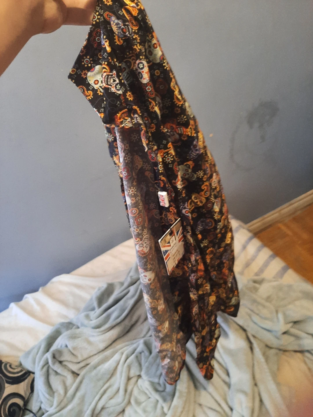 7 Downie Street button up scull print creative - photo 4