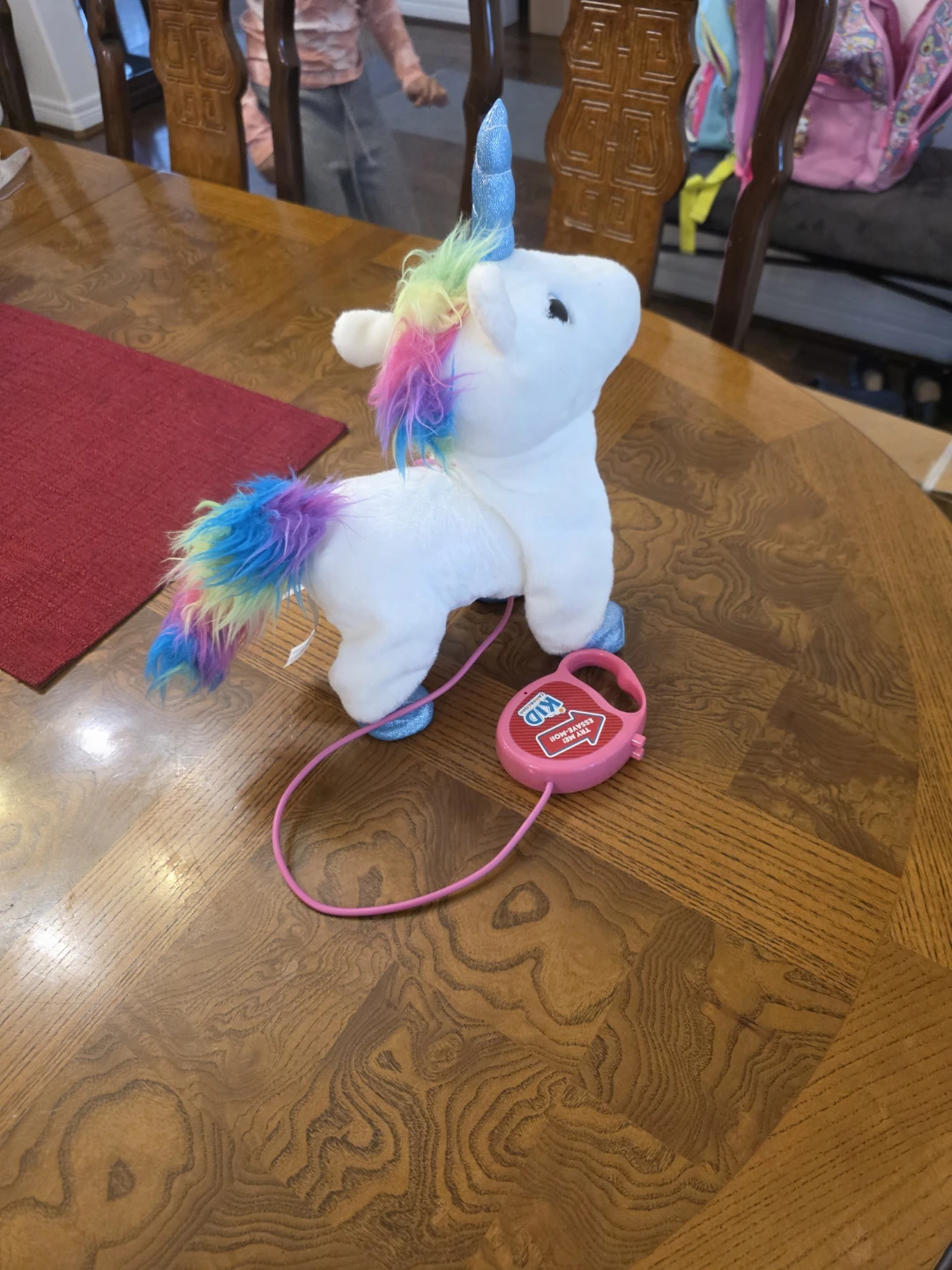 Plush Walking Unicorn Toy with Leash - photo 4