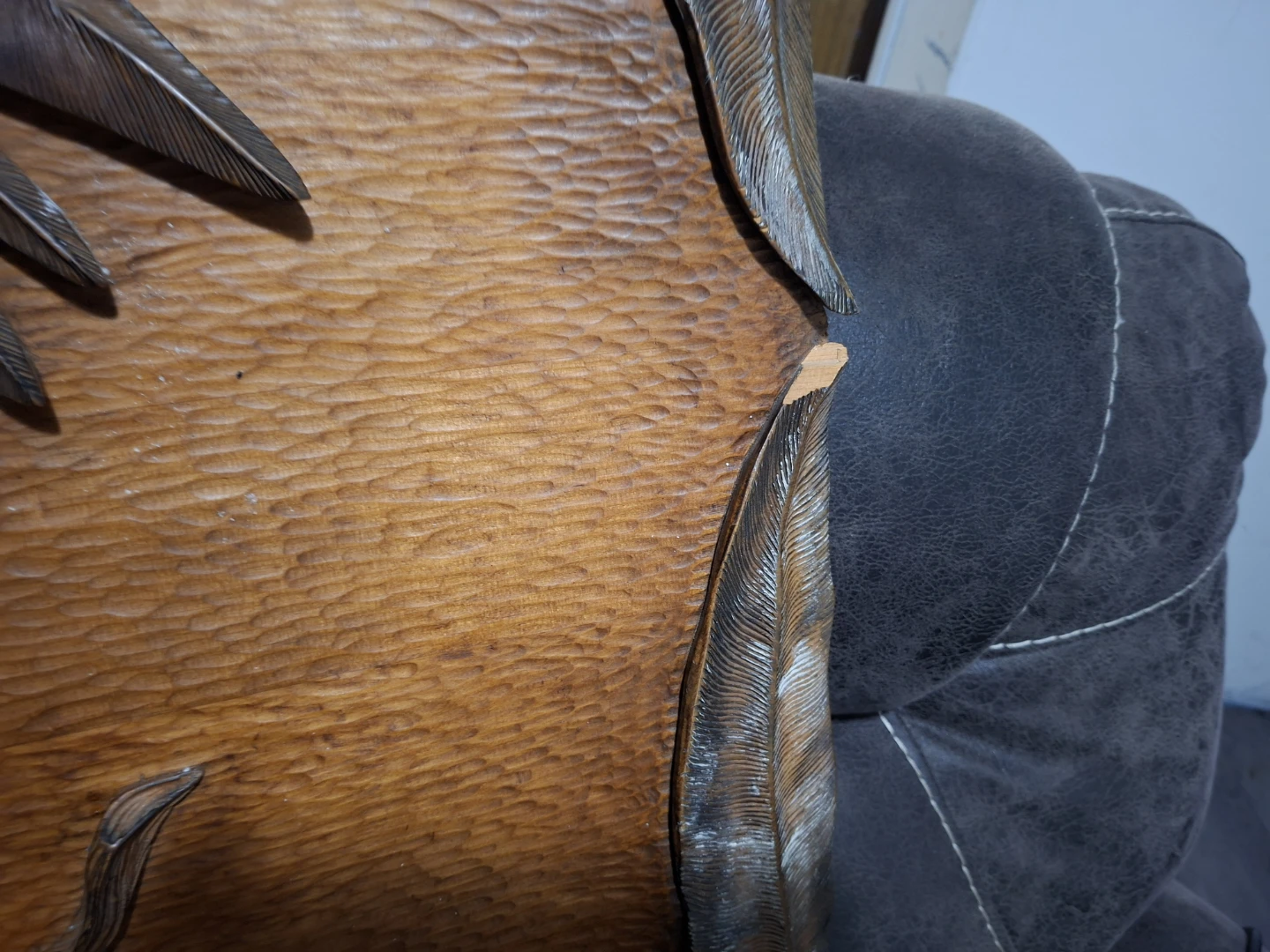 Carved Wood Eagle Wall Art - photo 4